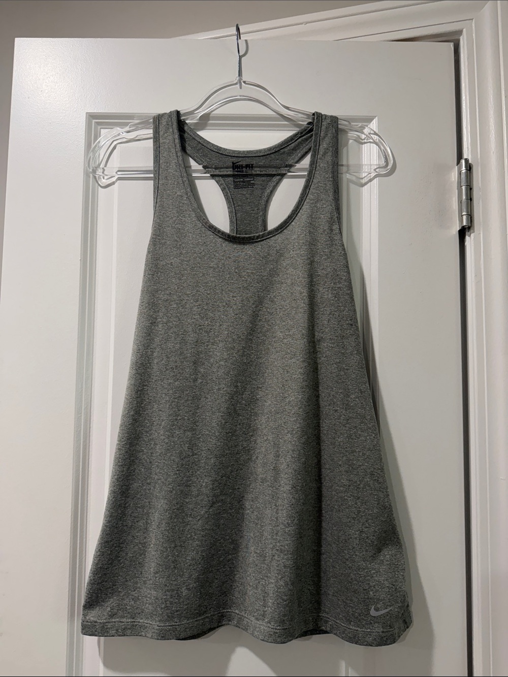 Nike Women's Heather Gray Racerback Tank